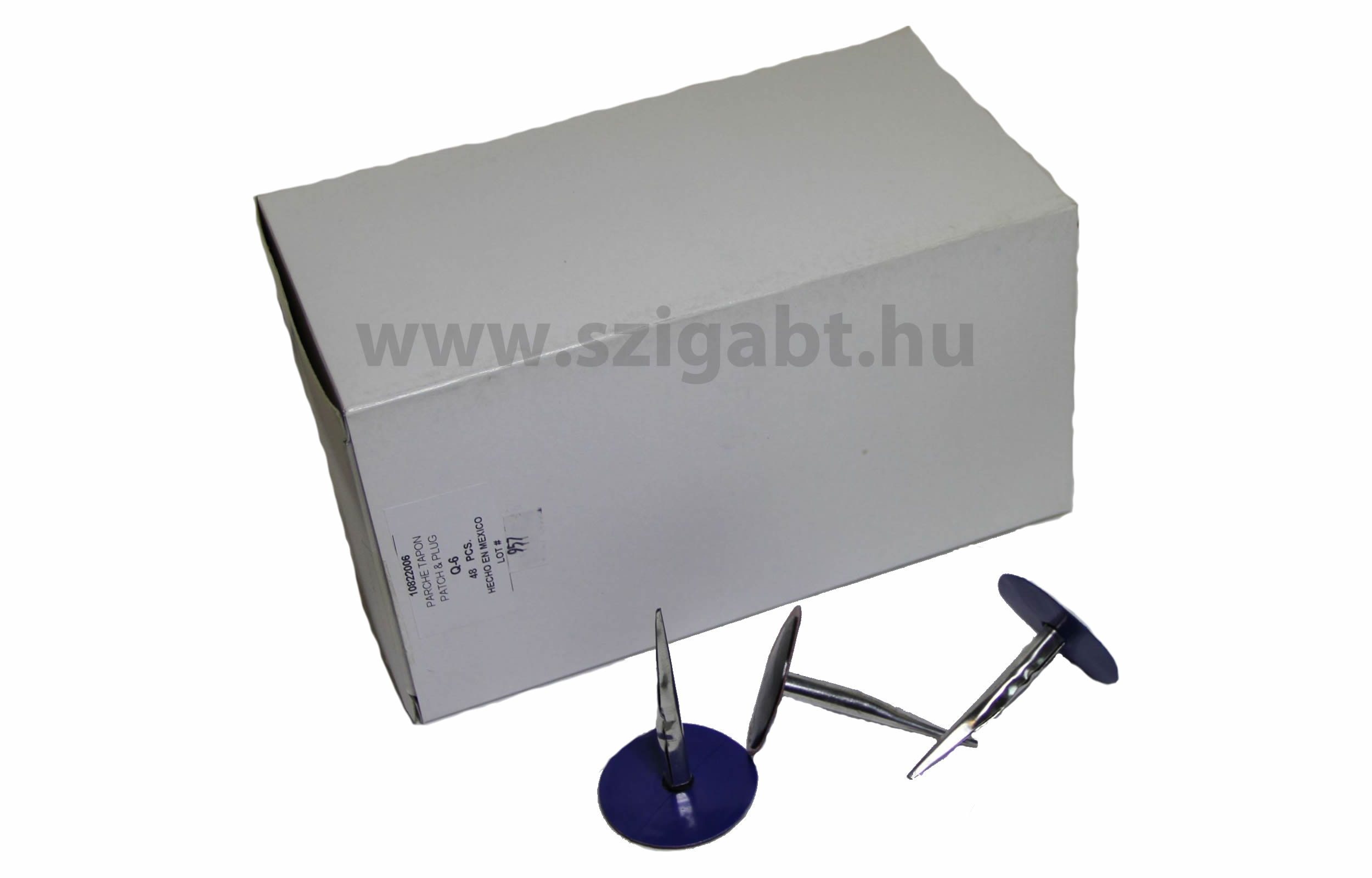 F&eacute;mes sz&aacute;r&uacute; gumijav&iacute;t&oacute; gomba 6mm-es