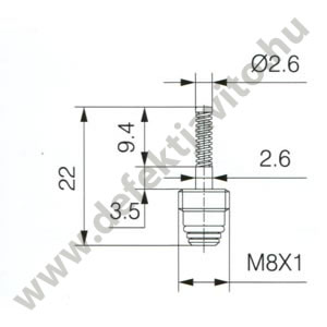 Kl&iacute;ma szelept� R134a TY04 J&aacute;rm� l&eacute;gkondicion&aacute;l&oacute; berendez&eacute;sekhez.
Rezisztencia: R-134a
Cikksz&aacute;m: TY04